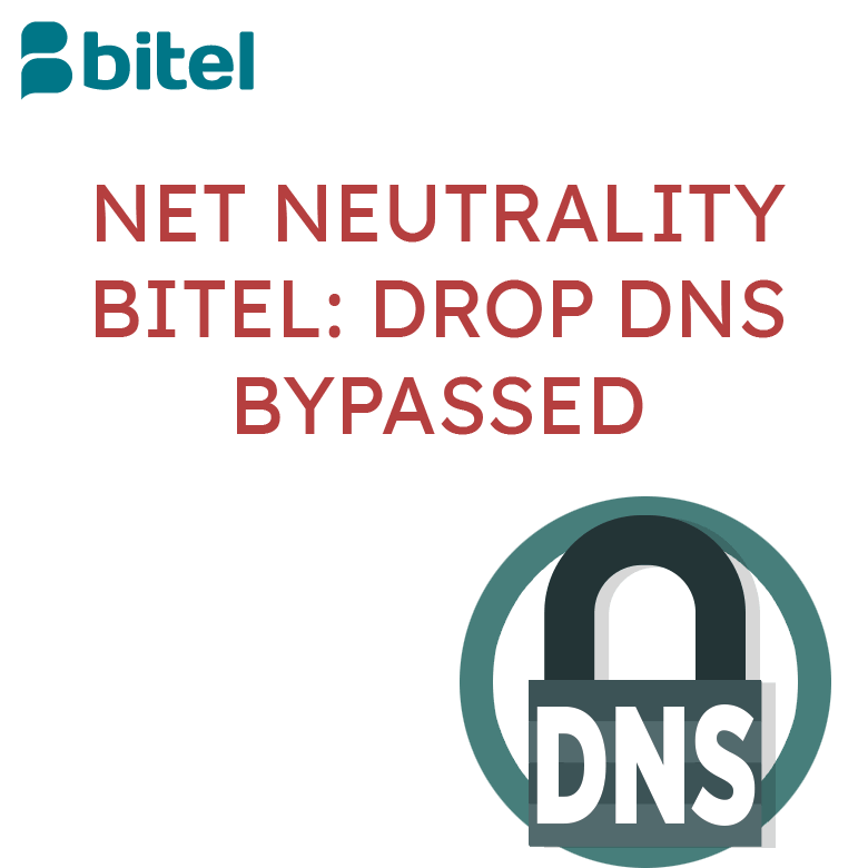 image with Bitel's logo, secure DNS and text.