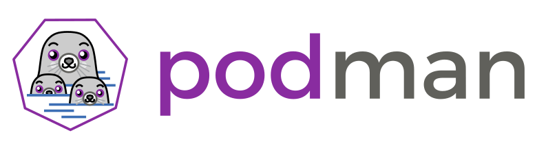 logo with podman